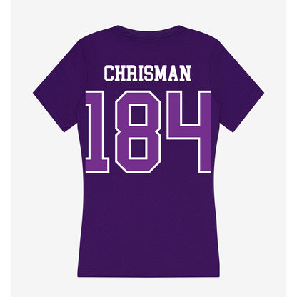 Mount Union - NCAA Wrestling : Blaine Chrisman - Women's V-Neck T-Shirt-1