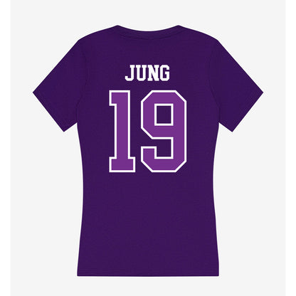 Mount Union - NCAA Baseball : Cole Jung - Women's V-Neck T-Shirt-1