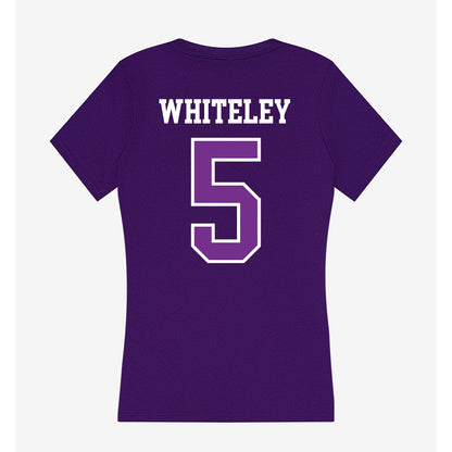 Mount Union - NCAA Football : Jake Whiteley - Women's V-Neck T-Shirt-1