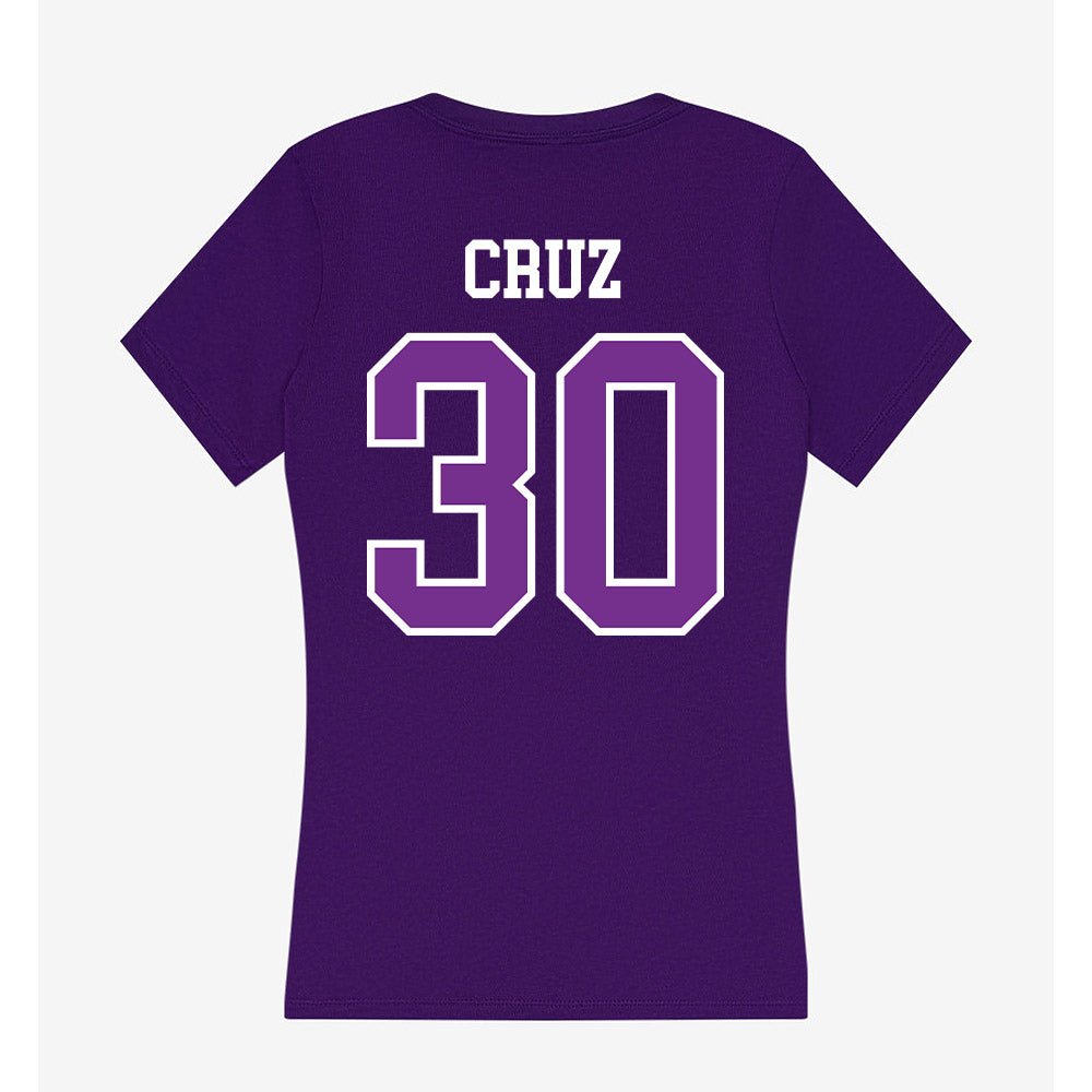 Mount Union - NCAA Football : Keenan Cruz - Women's V-Neck T-Shirt-1