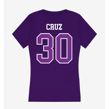 Mount Union - NCAA Football : Keenan Cruz - Women's V-Neck T-Shirt-1