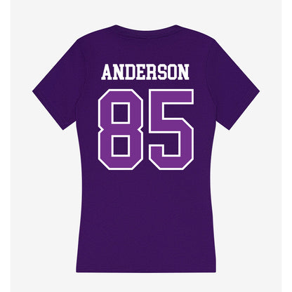 Mount Union - NCAA Football : Grant Anderson - Women's V-Neck T-Shirt-1