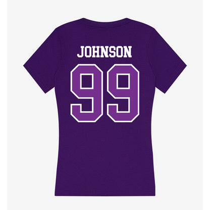 Mount Union - NCAA Football : Jonah Johnson - Women's V-Neck T-Shirt-1