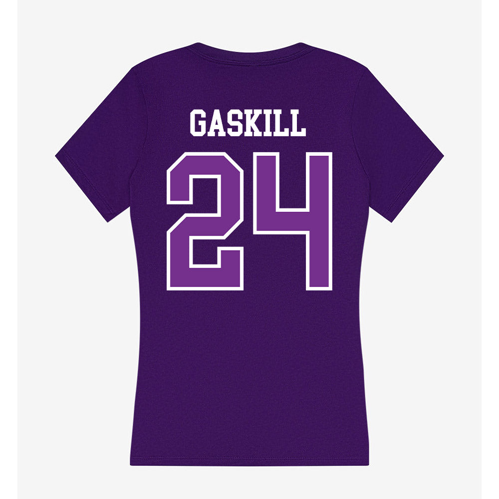 Mount Union - NCAA Football : Jackson Gaskill - Women's V-Neck T-Shirt-1
