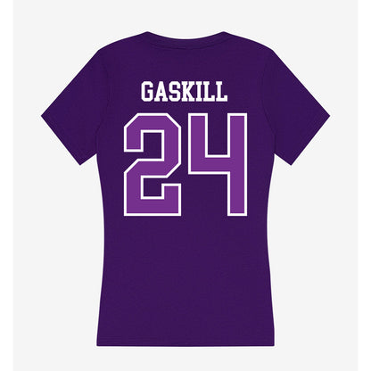 Mount Union - NCAA Football : Jackson Gaskill - Women's V-Neck T-Shirt-1