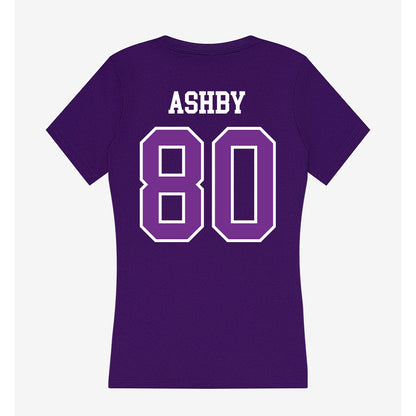 Mount Union - NCAA Football : Mason Ashby - Women's V-Neck T-Shirt-1