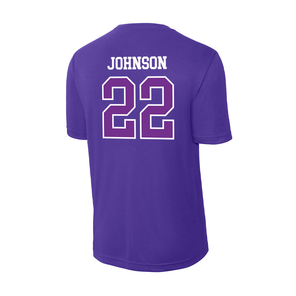 Mount Union - NCAA Men's Basketball : Braylon Johnson - Activewear T-Shirt-1