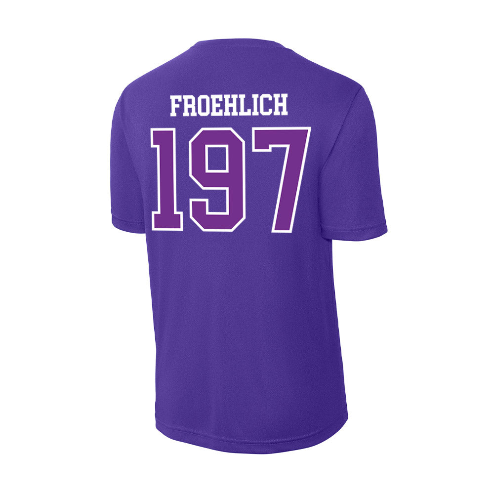 Mount Union - NCAA Wrestling : Landon Froehlich - Activewear T-Shirt-1