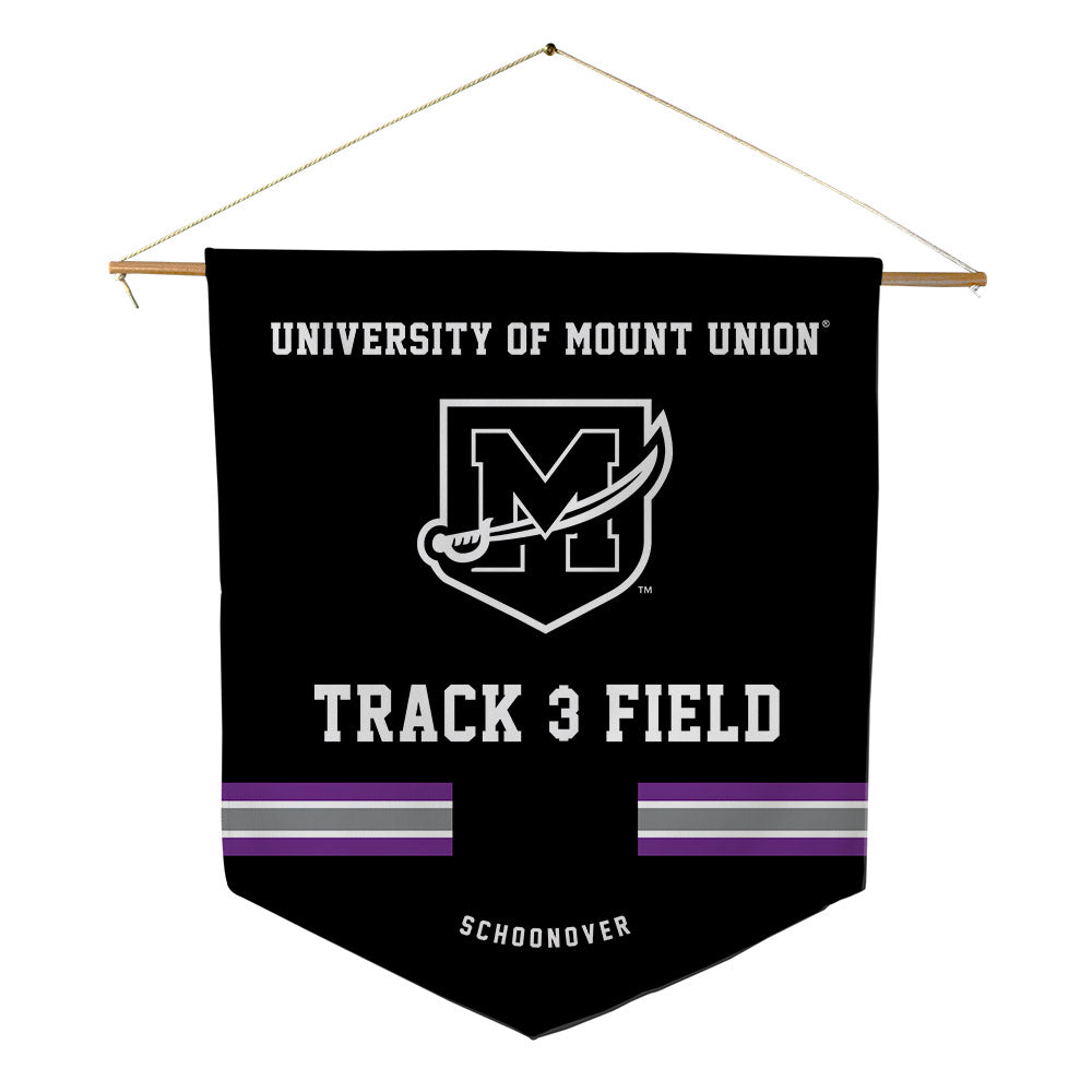 Mount Union - NCAA Men's Track & Field : Josh Schoonover - Pennant - 18" x 21"-0