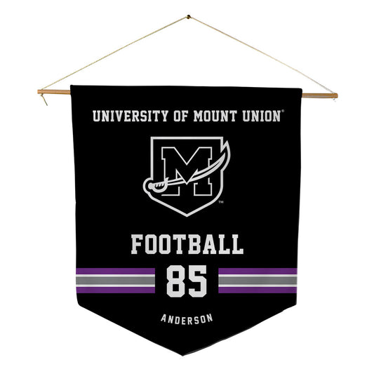 Mount Union - NCAA Football : Grant Anderson - Pennant - 18" x 21"-0