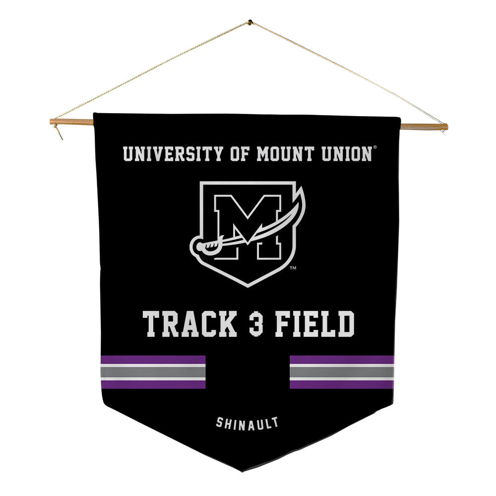 Mount Union - NCAA Men's Track & Field : Brayden Shinault - Pennant - 18" x 21"-0