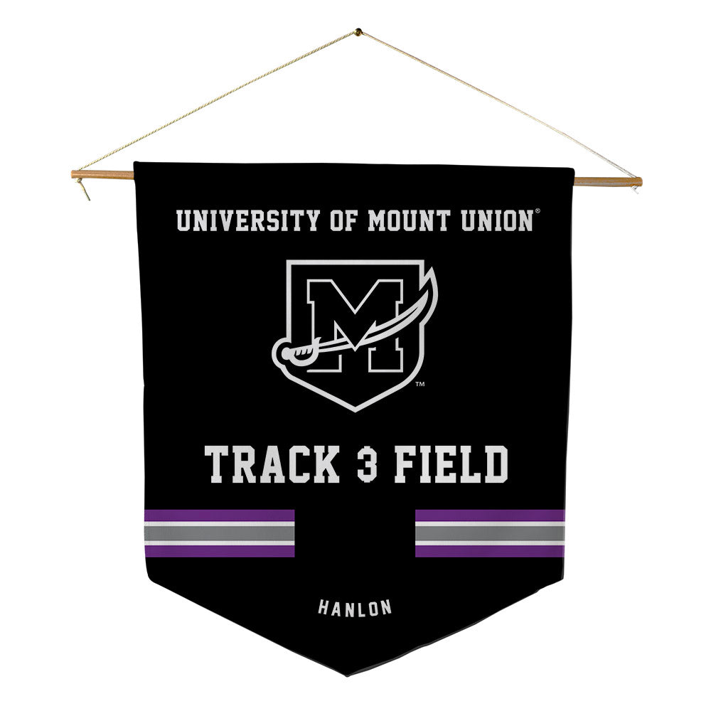 Mount Union - NCAA Men's Track & Field : Colton Hanlon - Pennant - 18" x 21"-0