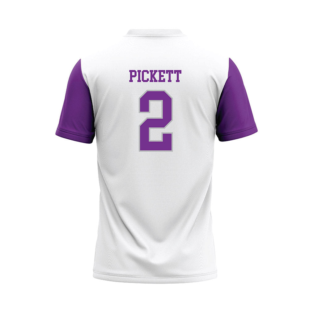 Mount Union - NCAA Baseball : TJ Pickett - White Baseball Jersey-1