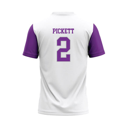 Mount Union - NCAA Baseball : TJ Pickett - White Baseball Jersey-1