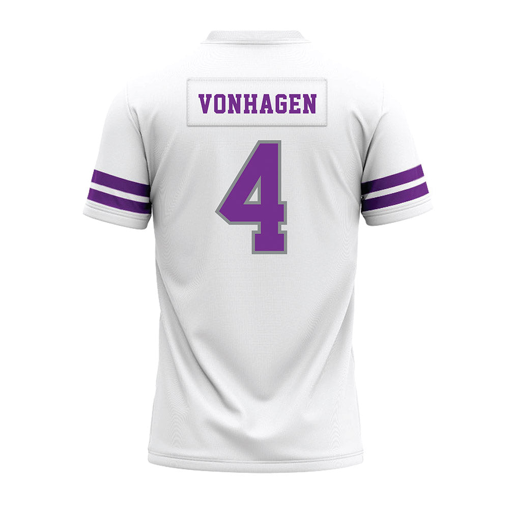 Mount Union - NCAA Football : Konnor VonHagen - White Premium Football Jersey-1