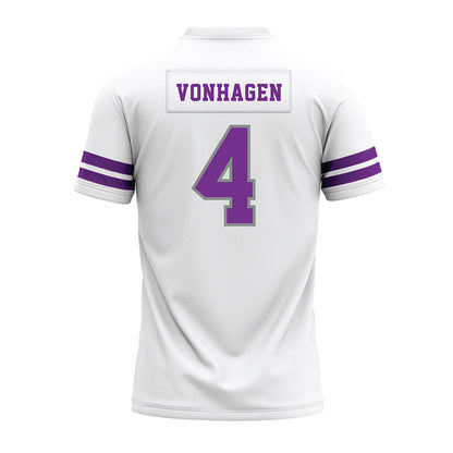 Mount Union - NCAA Football : Konnor VonHagen - White Premium Football Jersey-1