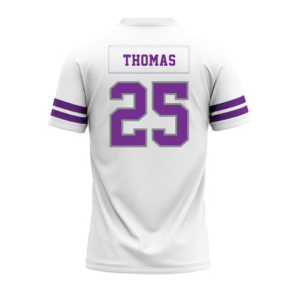Mount Union - NCAA Football : Shaun Thomas - White Premium Football Jersey-1