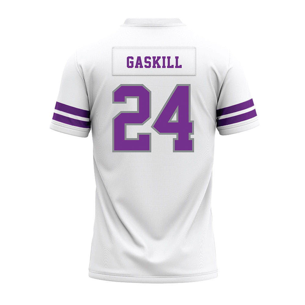 Mount Union - NCAA Football : Jackson Gaskill - White Premium Football Jersey-1