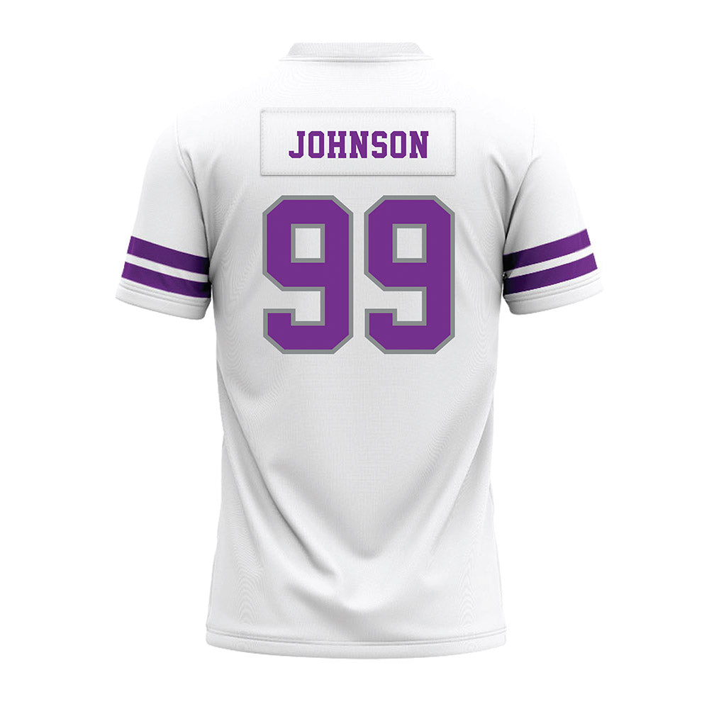 Mount Union - NCAA Football : Jonah Johnson - White Premium Football Jersey-1