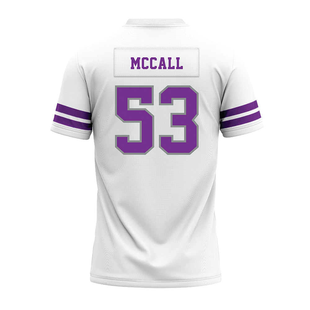 Mount Union - NCAA Football : Ryan McCall - White Premium Football Jersey-1