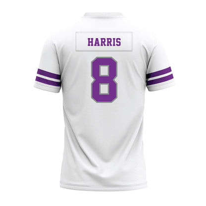 Mount Union - NCAA Football : Jackson Ray Harris - White Premium Football Jersey-1