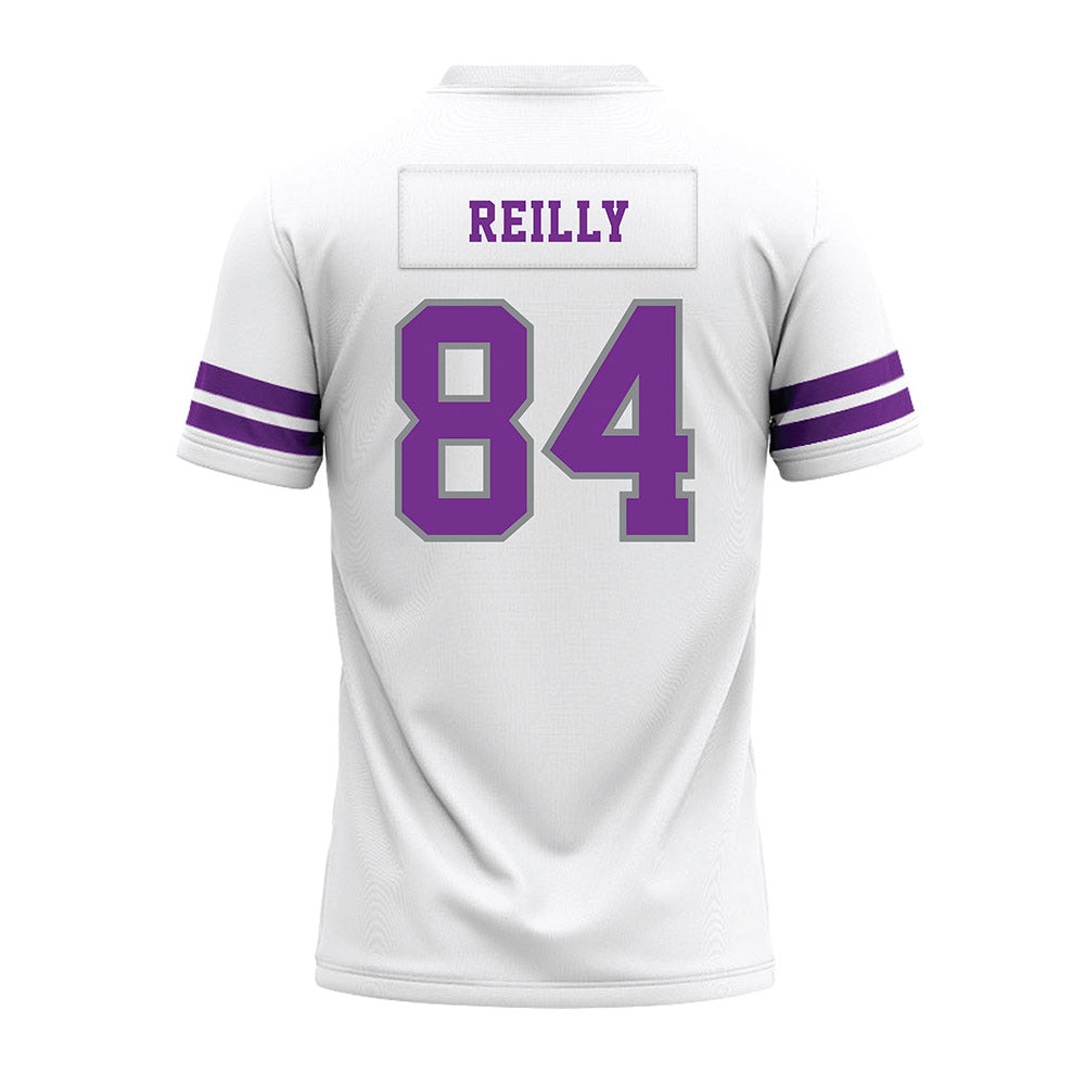 Mount Union - NCAA Football : Mikey Reilly - White Premium Football Jersey-1