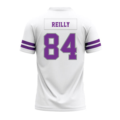 Mount Union - NCAA Football : Mikey Reilly - White Premium Football Jersey-1