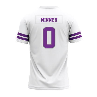 Mount Union - NCAA Football : Kayden Minner - White Premium Football Jersey-1