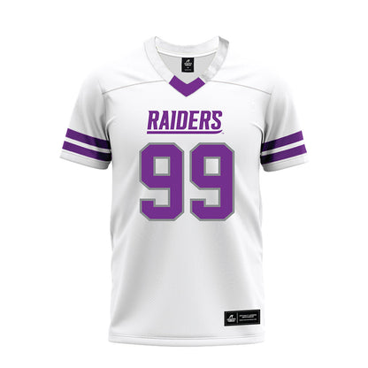 Mount Union - NCAA Football : Jonah Johnson - White Premium Football Jersey-0