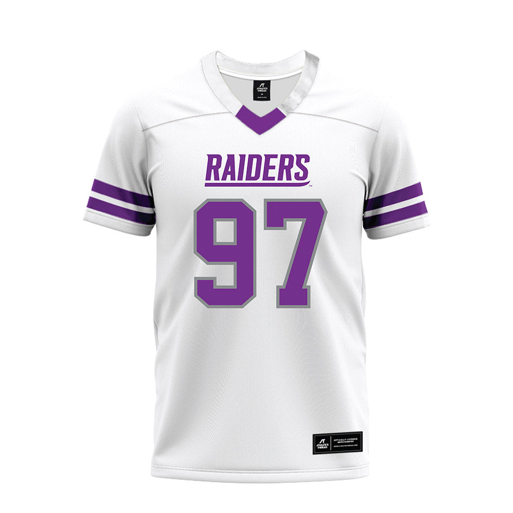 Mount Union - NCAA Football : Jeremiah Tillman - White Premium Football Jersey-0