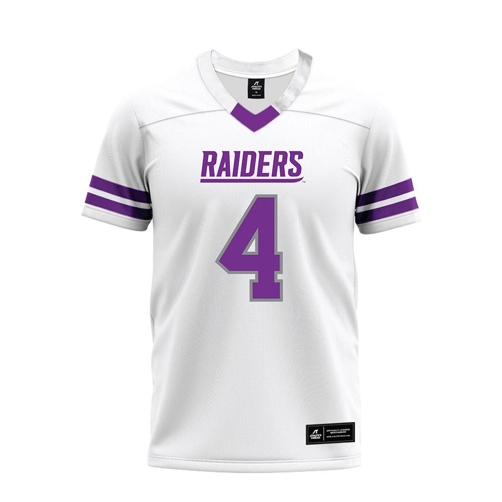 Mount Union - NCAA Football : Jacob Cockrell - White Premium Football Jersey-0