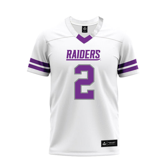 Mount Union - NCAA Football : Eli Craig - White Premium Football Jersey-0