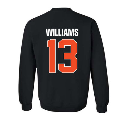 Auburn - NCAA Men's Basketball : Corey Williams - NCAA® March Madness® 2025 Shersey Crewneck Sweatshirt-1