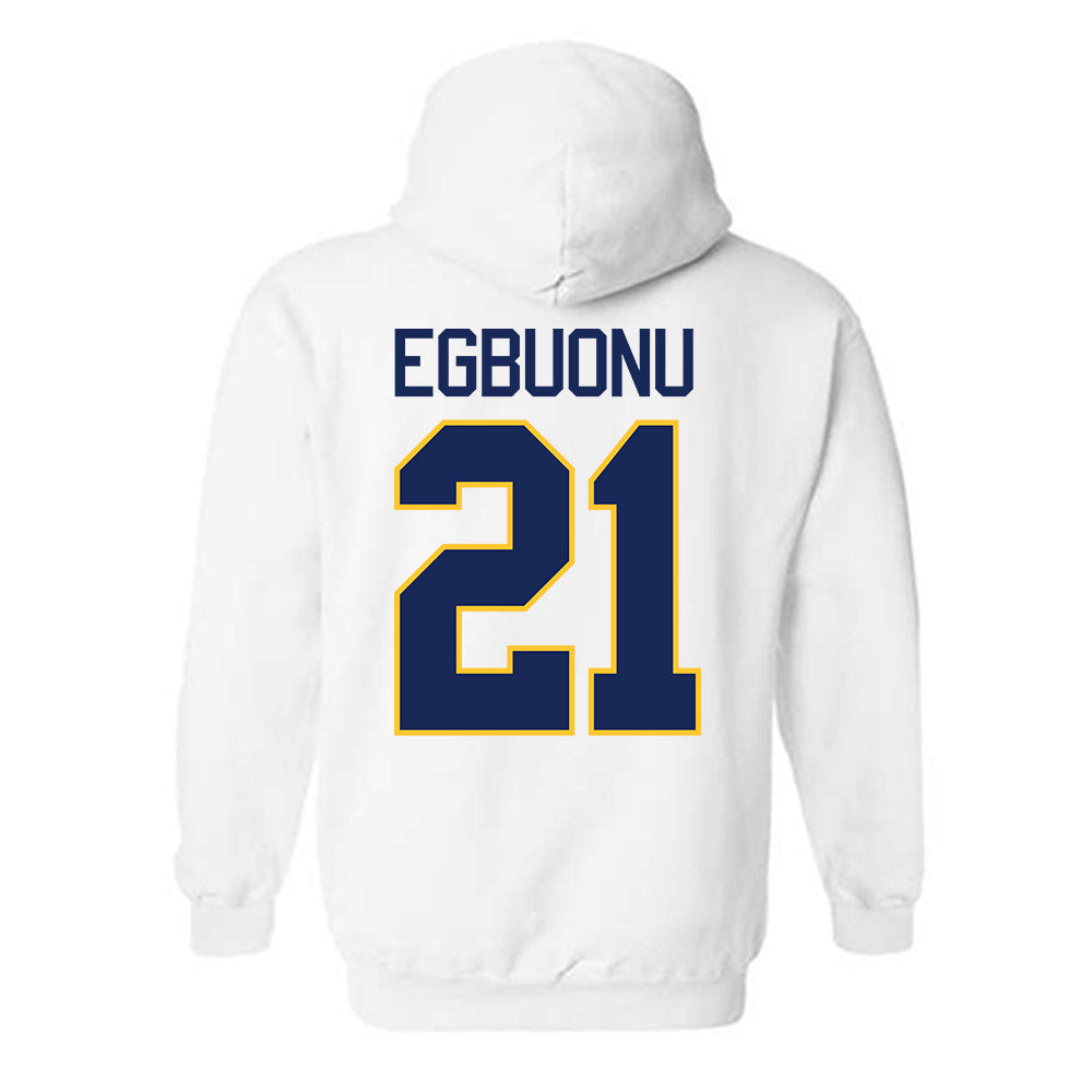Marquette - NCAA Men's Basketball : Alex Egbuonu - NCAA® March Madness® 2025 Shersey Hooded Sweatshirt-1