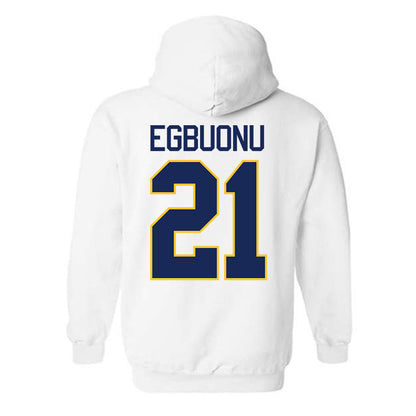 Marquette - NCAA Men's Basketball : Alex Egbuonu - NCAA® March Madness® 2025 Shersey Hooded Sweatshirt-1