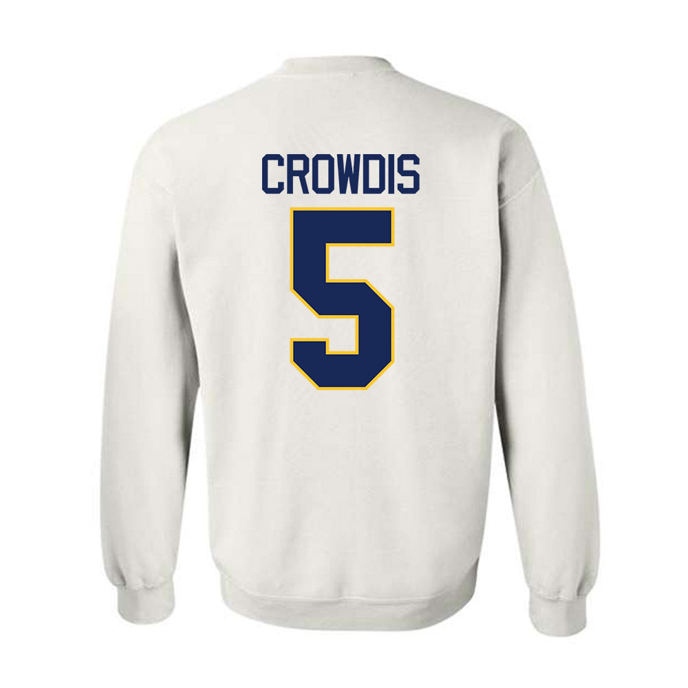 Marquette - NCAA Men's Basketball : Colton Crowdis - NCAA® March Madness® 2025 Shersey Crewneck Sweatshirt-1