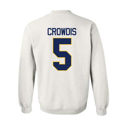 Marquette - NCAA Men's Basketball : Colton Crowdis - NCAA® March Madness® 2025 Shersey Crewneck Sweatshirt-1
