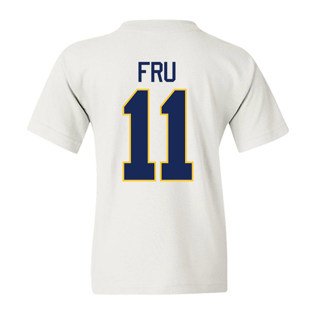 Marquette - NCAA Men's Basketball : Sananda Fru - NCAA® March Madness® 2025 Shersey Youth T-Shirt-1