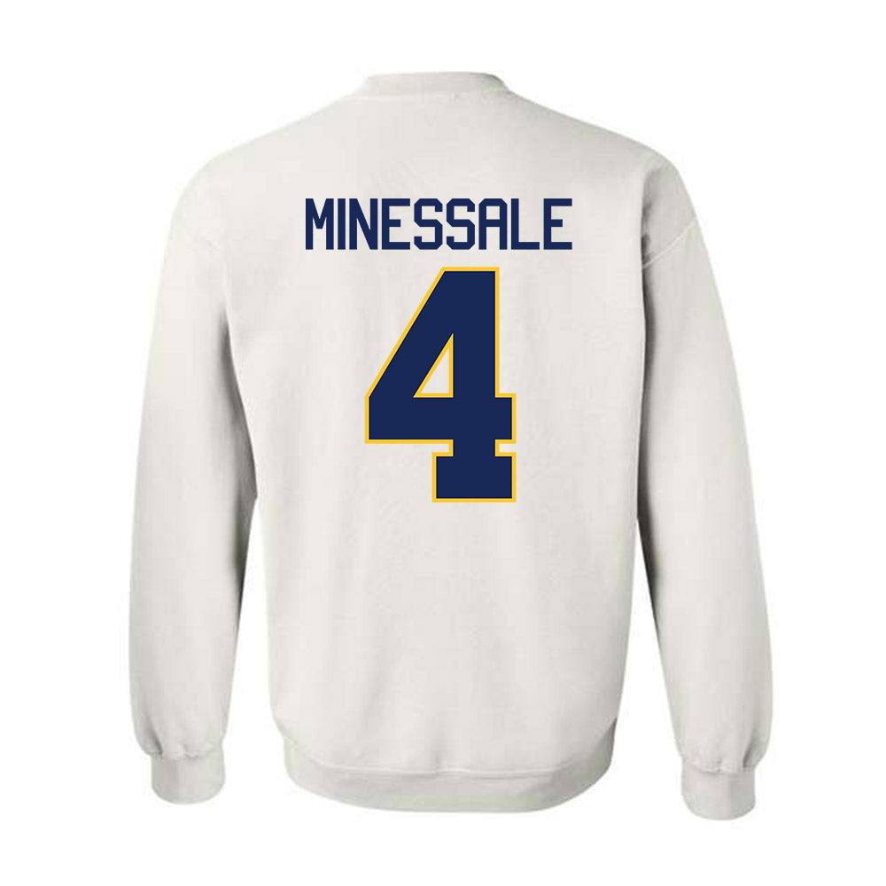 Marquette - NCAA Men's Basketball : Nolan Minessale - NCAA® March Madness® 2025 Shersey Crewneck Sweatshirt-1