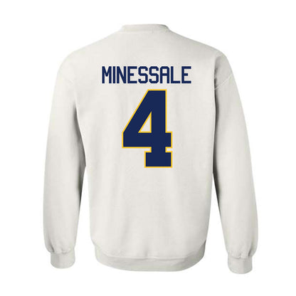 Marquette - NCAA Men's Basketball : Nolan Minessale - NCAA® March Madness® 2025 Shersey Crewneck Sweatshirt-1
