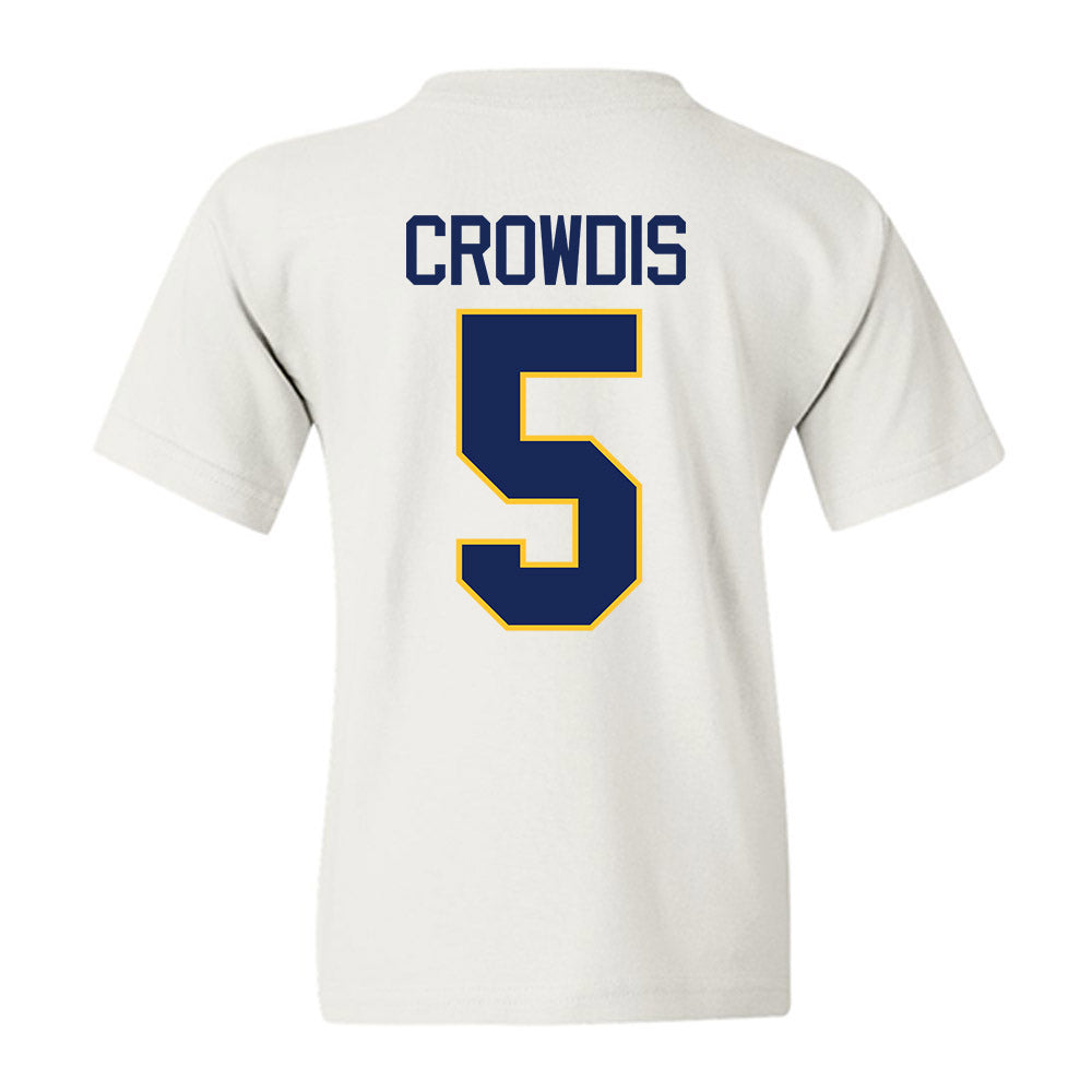 Marquette - NCAA Men's Basketball : Colton Crowdis - NCAA® March Madness® 2025 Shersey Youth T-Shirt-1