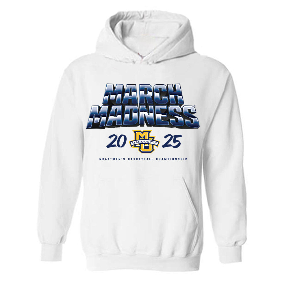 Marquette - NCAA Men's Basketball : Nolan Minessale - NCAA® March Madness® 2025 Shersey Hooded Sweatshirt-0