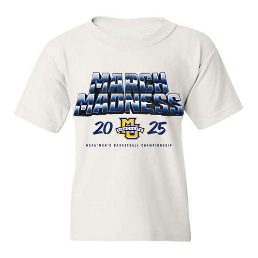 Marquette - NCAA Men's Basketball : Colton Crowdis - NCAA® March Madness® 2025 Shersey Youth T-Shirt-0