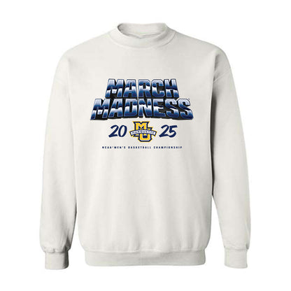 Marquette - NCAA Men's Basketball : Ethan Johnston - NCAA® March Madness® 2025 Shersey Crewneck Sweatshirt-0