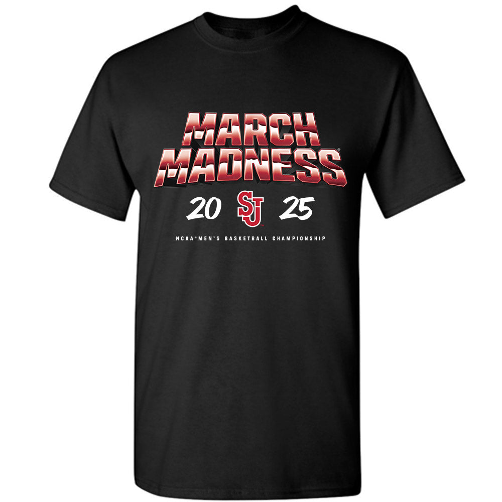 St. Johns - NCAA Men's Basketball : Donnie Freeman - NCAA® March Madness® 2025 Shersey T-Shirt-0