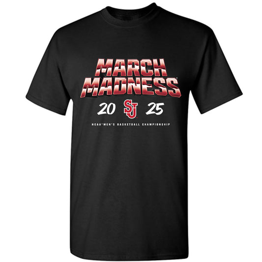 St. Johns - NCAA Men's Basketball : Donnie Freeman - NCAA® March Madness® 2025 Shersey T-Shirt-0