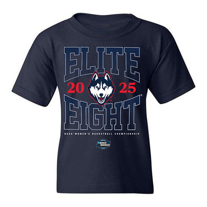 UConn - NCAA Women's Basketball : Kaylee Meza - NCAA® March Madness® 2025 Elite Eight Youth T-Shirt-0
