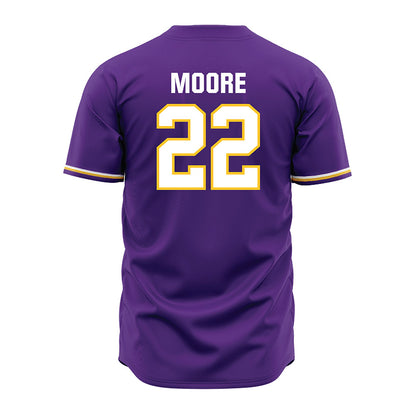 LSU - NCAA Baseball : Cooper Moore - Purple Jersey-3