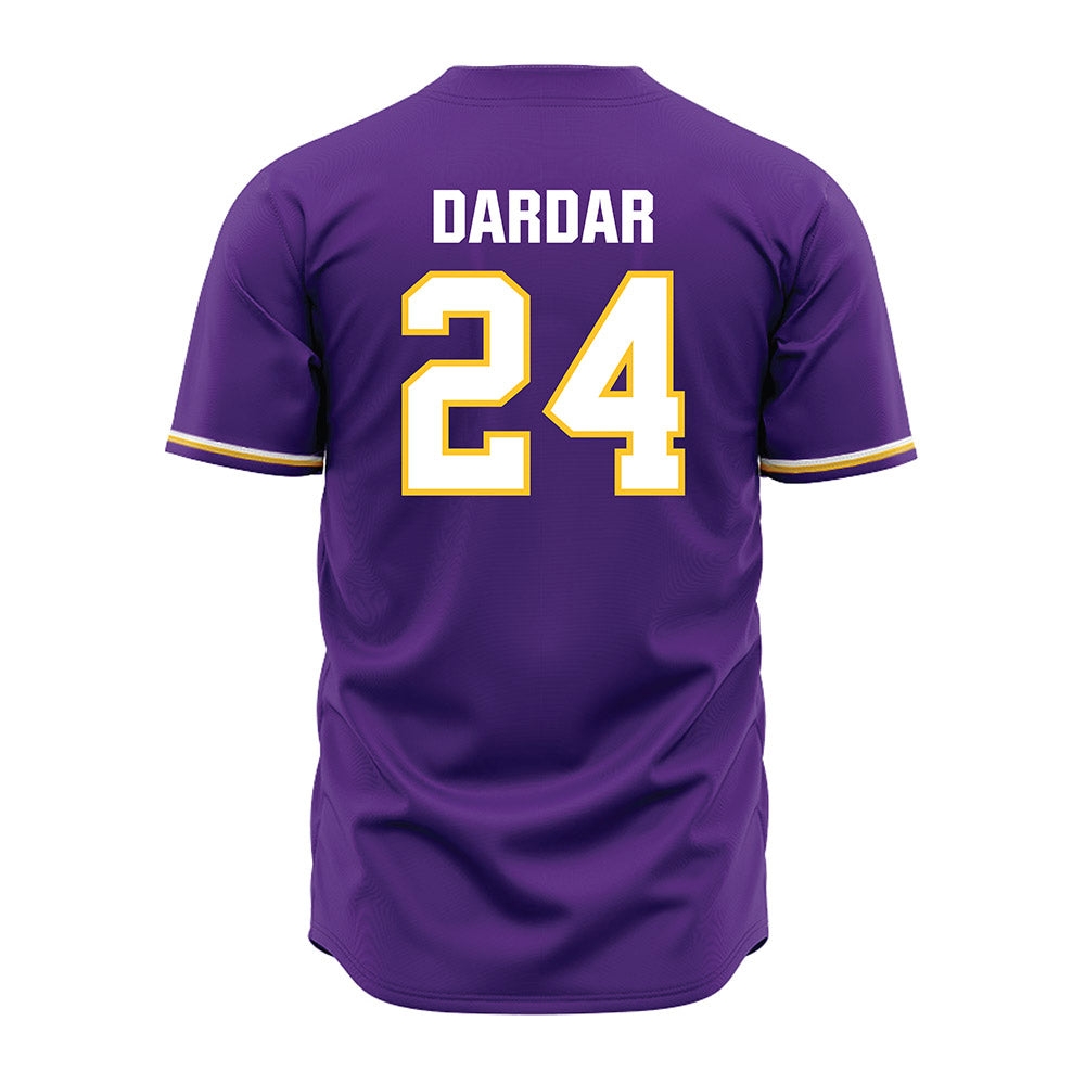 LSU - NCAA Baseball : Seth Dardar - Purple Jersey-3