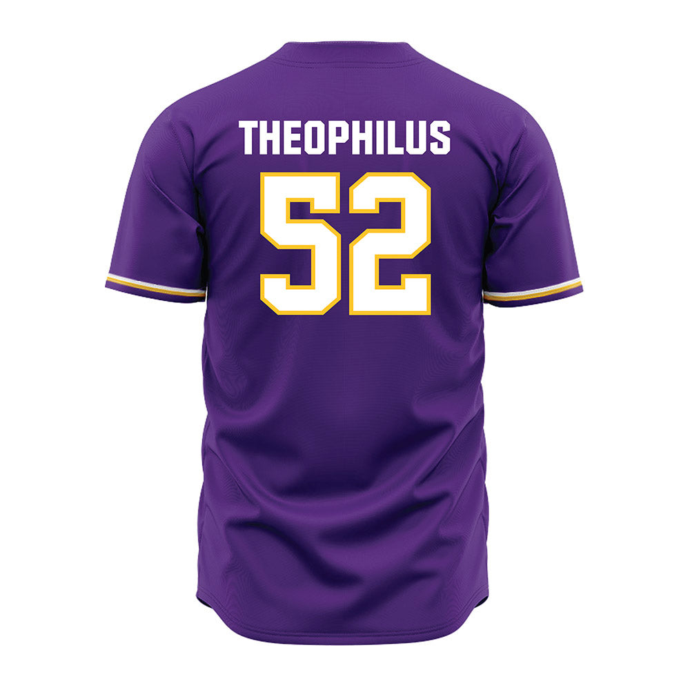 LSU - NCAA Baseball : Zion Theophilus - Purple Jersey-3
